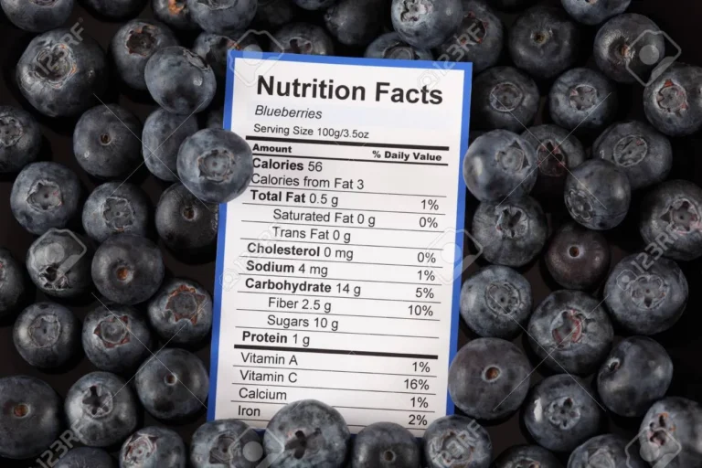 Nutrition Half Cup Blueberries