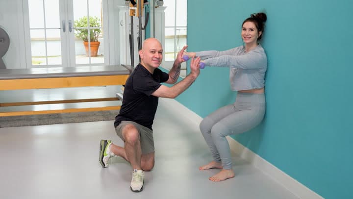 Pilates Wall Workout